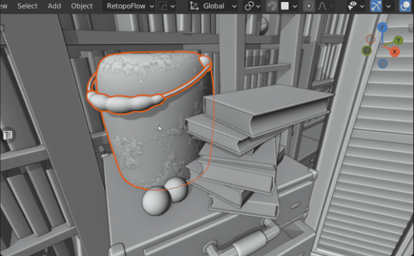 Gif showing the creation of a convex collider