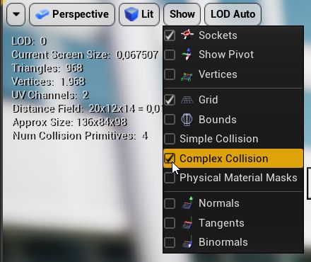 Assign Complex Collision