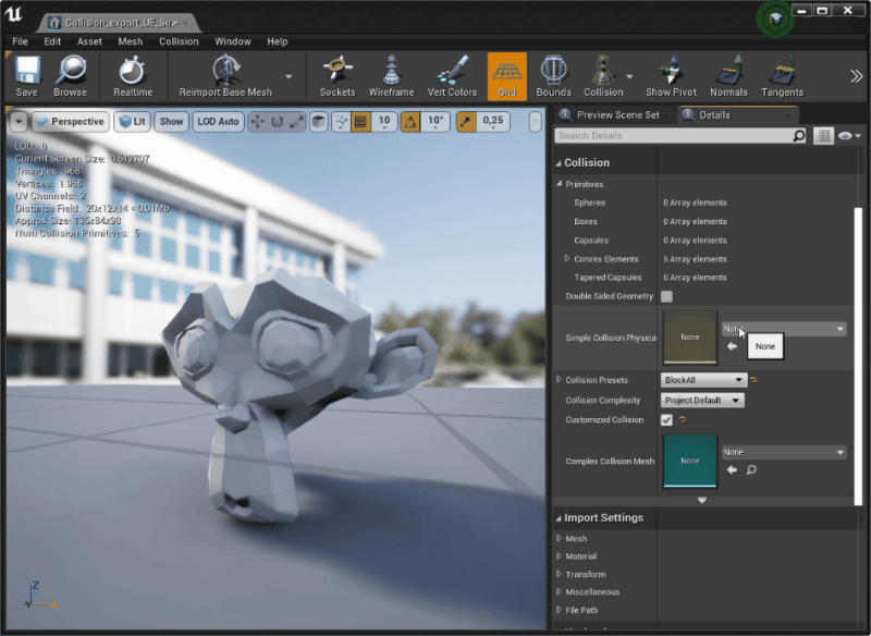 Assign Physics Material
