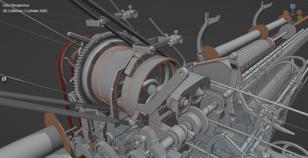 Gif showing the creation of a cylindrical convex collider